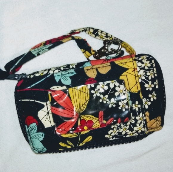 Vera Bradley 2pc Happy Snails Crossbody Bag & Wristlet ID Wallet Set - CLEAN - Picture 7 of 9